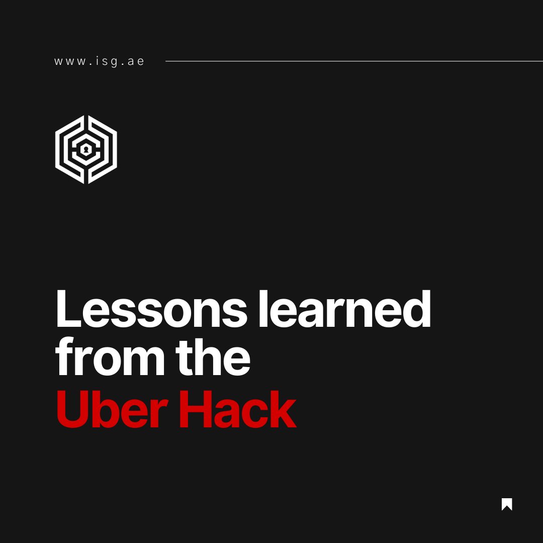 X99Global's tweet photo. Here is a summary of the most recent cyber attack on Uber, lessons learned, and good tips to keep in mind when dealing with cybersecurity policies and procedures.

We are more than happy to enhance your organization's security in the cyberspace.

👉 https://t.co/md7PcYw7Rr https://t.co/IGl9qDwRUn