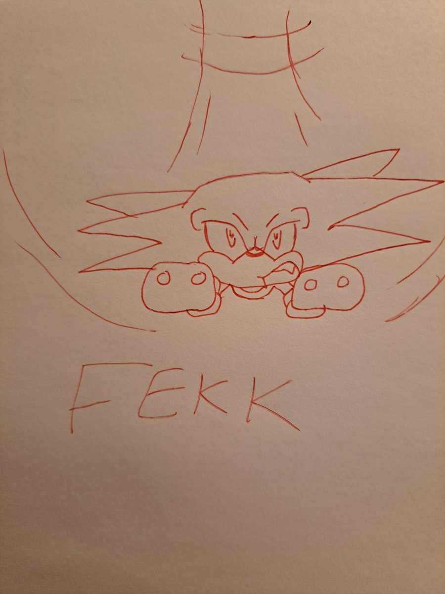 Emz1ng's tweet photo. Knuckles flying fast as hekk to get to a timezone where we haven't missed day 16 yet 😅
#KnucklesMonth https://t.co/wtiBYs0xh1