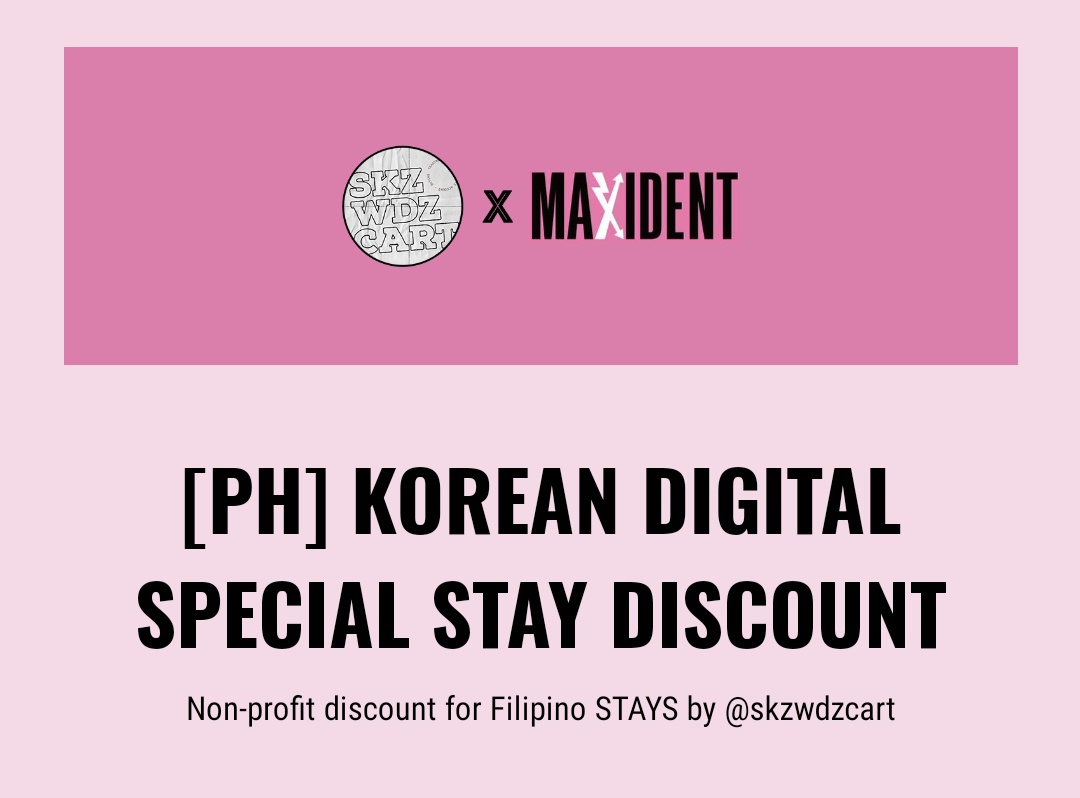 skzwdzcart's tweet image. GENIE 🧞‍♂️ MELON🍈 BUGS 🐞 FLO 🌊
SPECIAL DISCOUNT (NON-PROFIT) FOR STAYS ONLY

promo valid on 9/15-10/15

*ALL-IN (PAYPAL FEE included)
💸 gcash (ph), paypal (ww) 🆗

⬇️⬇️⬇️
INTL: cognitoforms.com/Skzwdzcart/INT…
PH: cognitoforms.com/Skzwdzcart/PHK…

Please DM me your POP to crosscheck.
#MAXIDENT