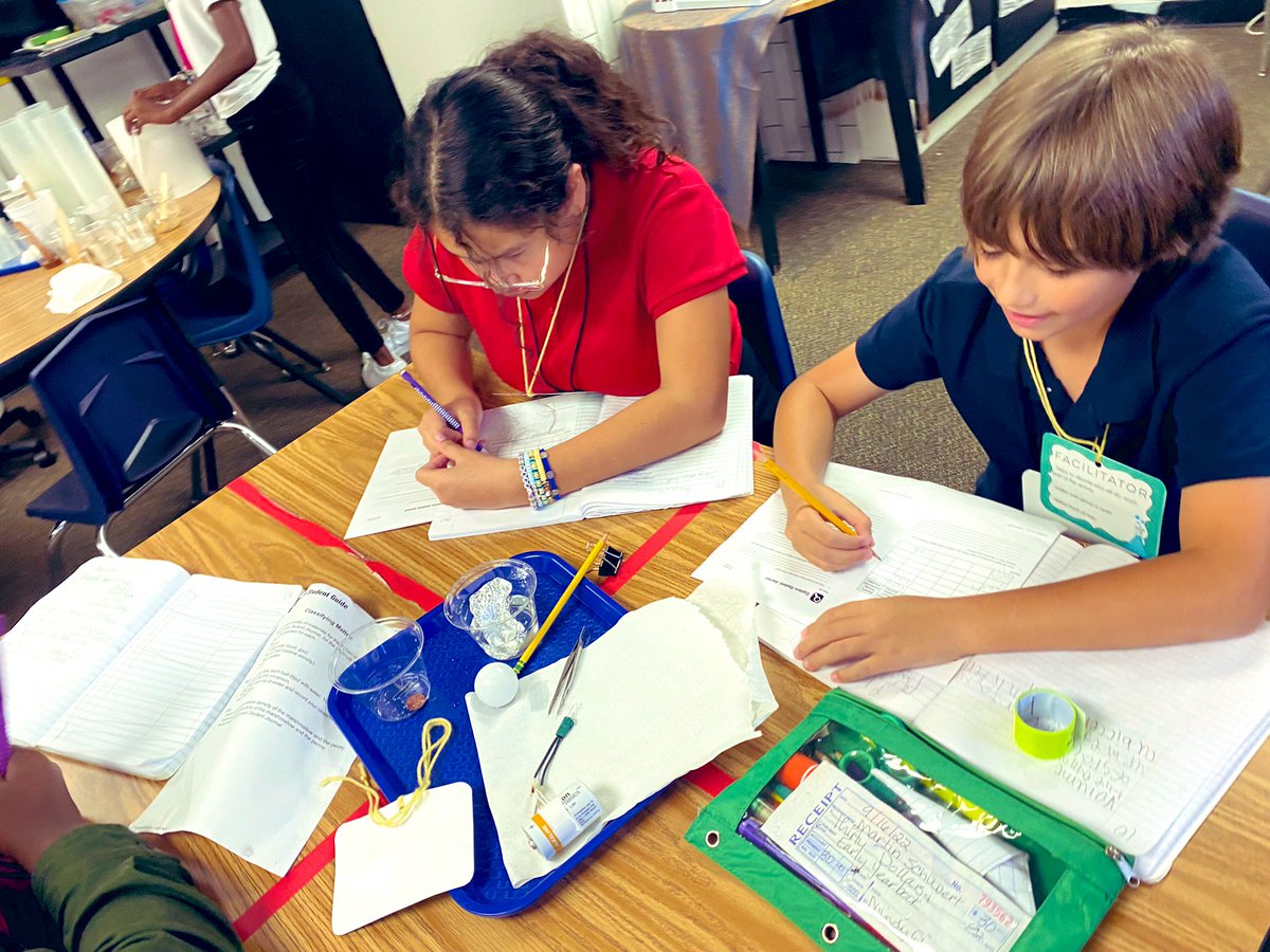 My class is noisy and they talk a lot! Ss investigating the Physical Properties of Matter. <a href="/McNeilles/">McNeill Elementary</a>