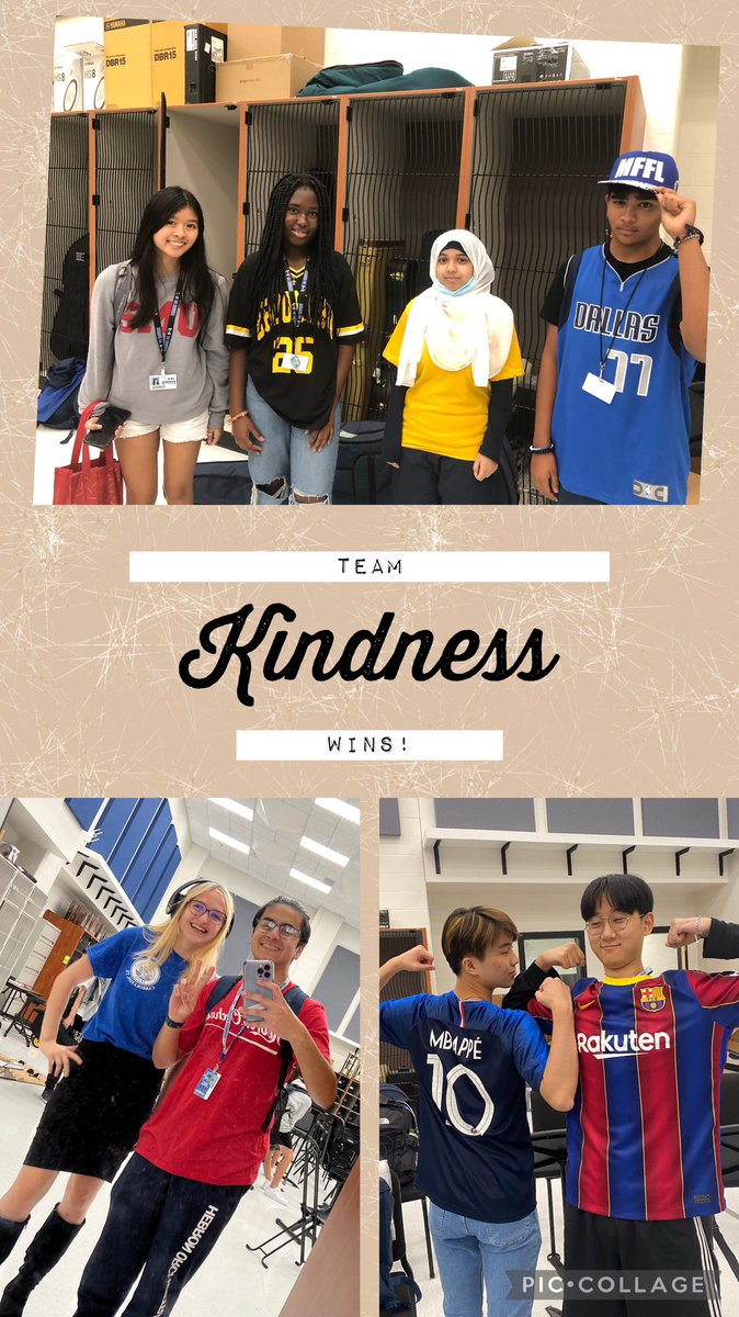 Team kindness wins
