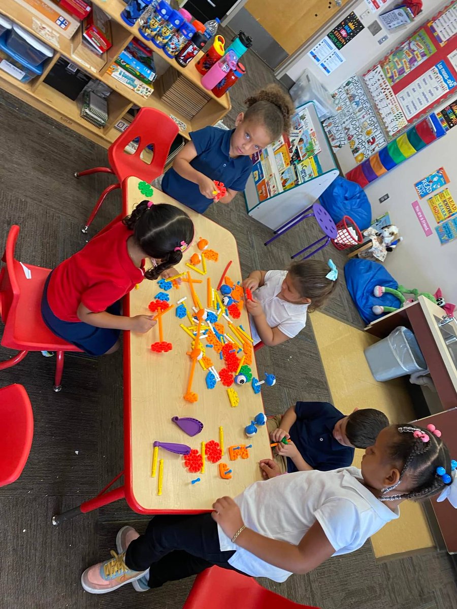 Our VPK students shine like bright stars during STEM time.  The engagement in the room is so powerful to observe.  The future begins at Chestnut!  #StallionStrong #STEMEd