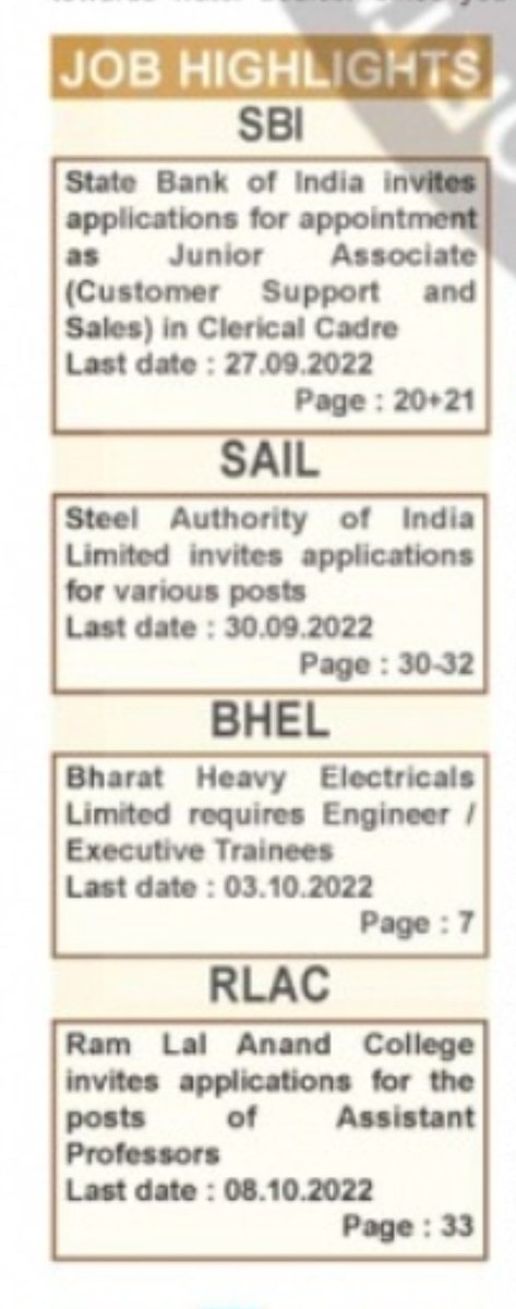 Employ_News's tweet photo. #Employmentnews issue dated 17-23 September out now!
#jobsthisweek
#jobhighlights
For more insight on job opportunities grab the latest issue from the stands or subscribe https://t.co/p9jmDaAiQO or logon to https://t.co/5nBAc1Wo9O https://t.co/hJIwGcetII
