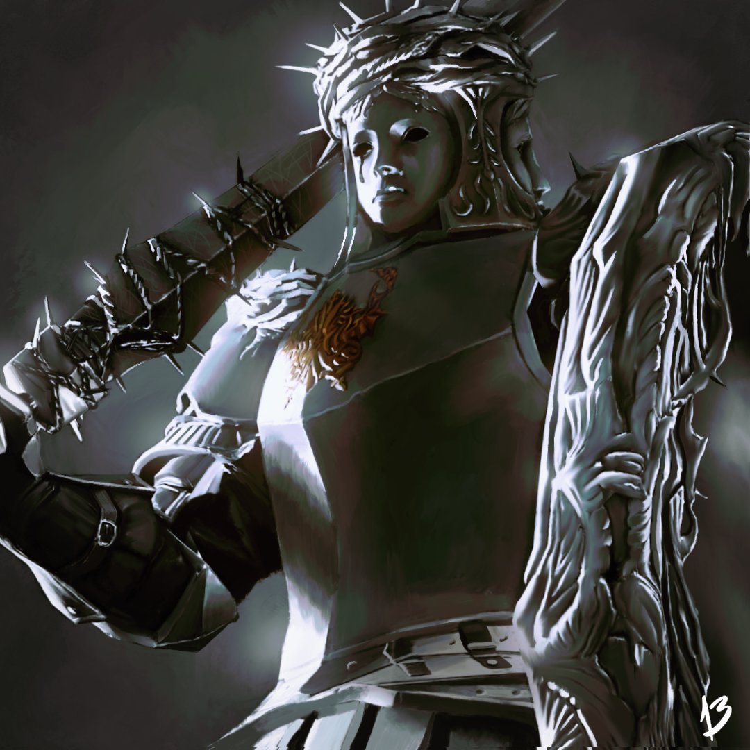Looking Glass Knight

#study #daily #digitalart #sketchbook #digitalpainting #portrait #painting #sketch #doodle #artistsontwitter  #darksouls #darksouls2 #vacaroxa #SIRptember
