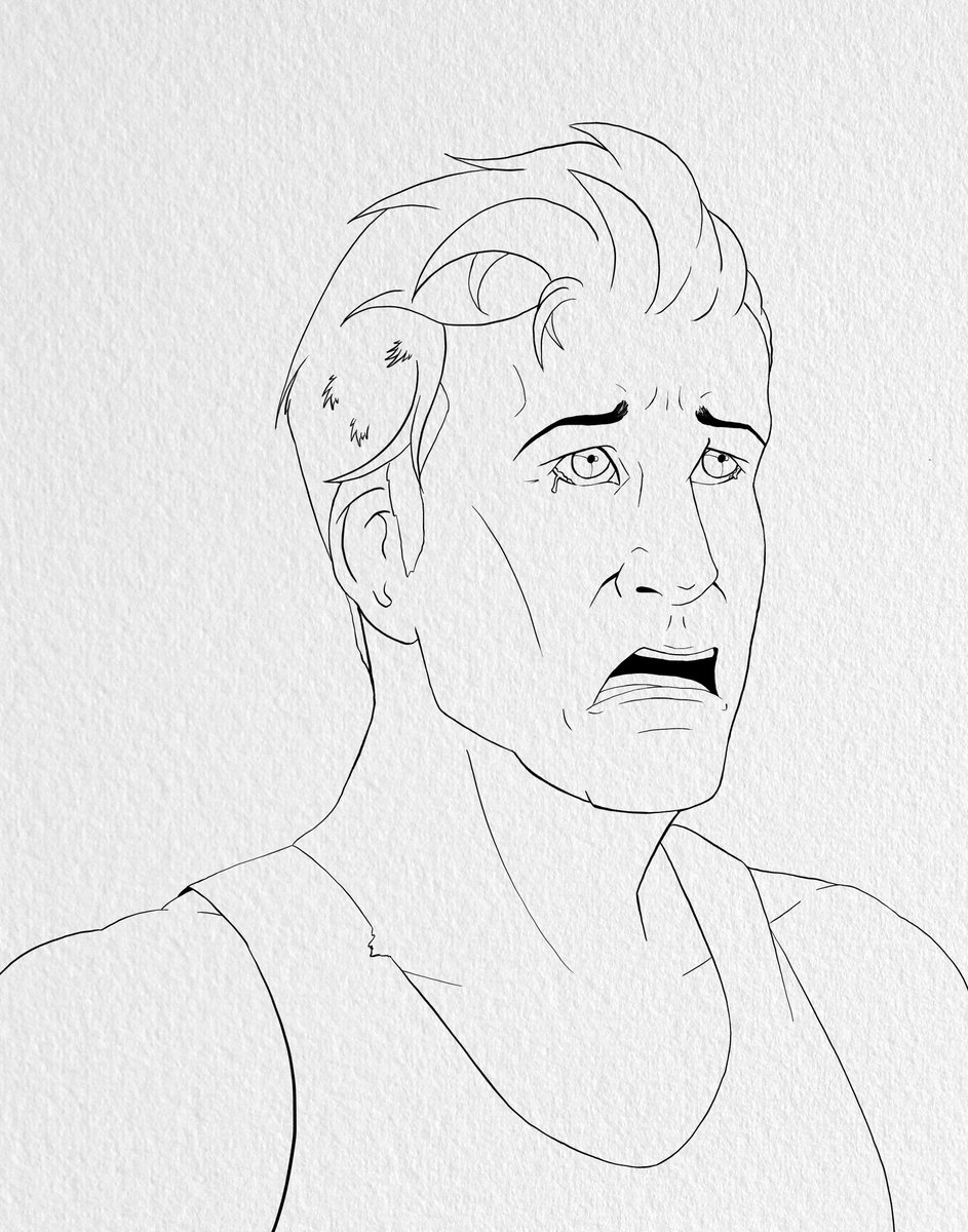 DesadeKat's tweet photo. Having a lil too much fun with this...  Line work finally done for our fave PTSD poster child Seb from the delightful romp that is Reboot.exe .. now to work out how to ink him 🤔 keep up the amazing stories! @NarratorDave @KamiKazilik @DesignerGeekJen @JazzaStudios @TabletopTime https://t.co/G2ViJHuGEM