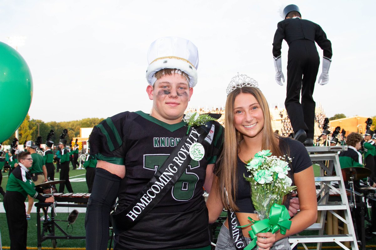 NHillsNews's tweet photo. Homecoming King and Queen:  Lucas Kraus and Emily Kellerman - Photo by Jeff Garvas https://t.co/h6VeaYqEtf