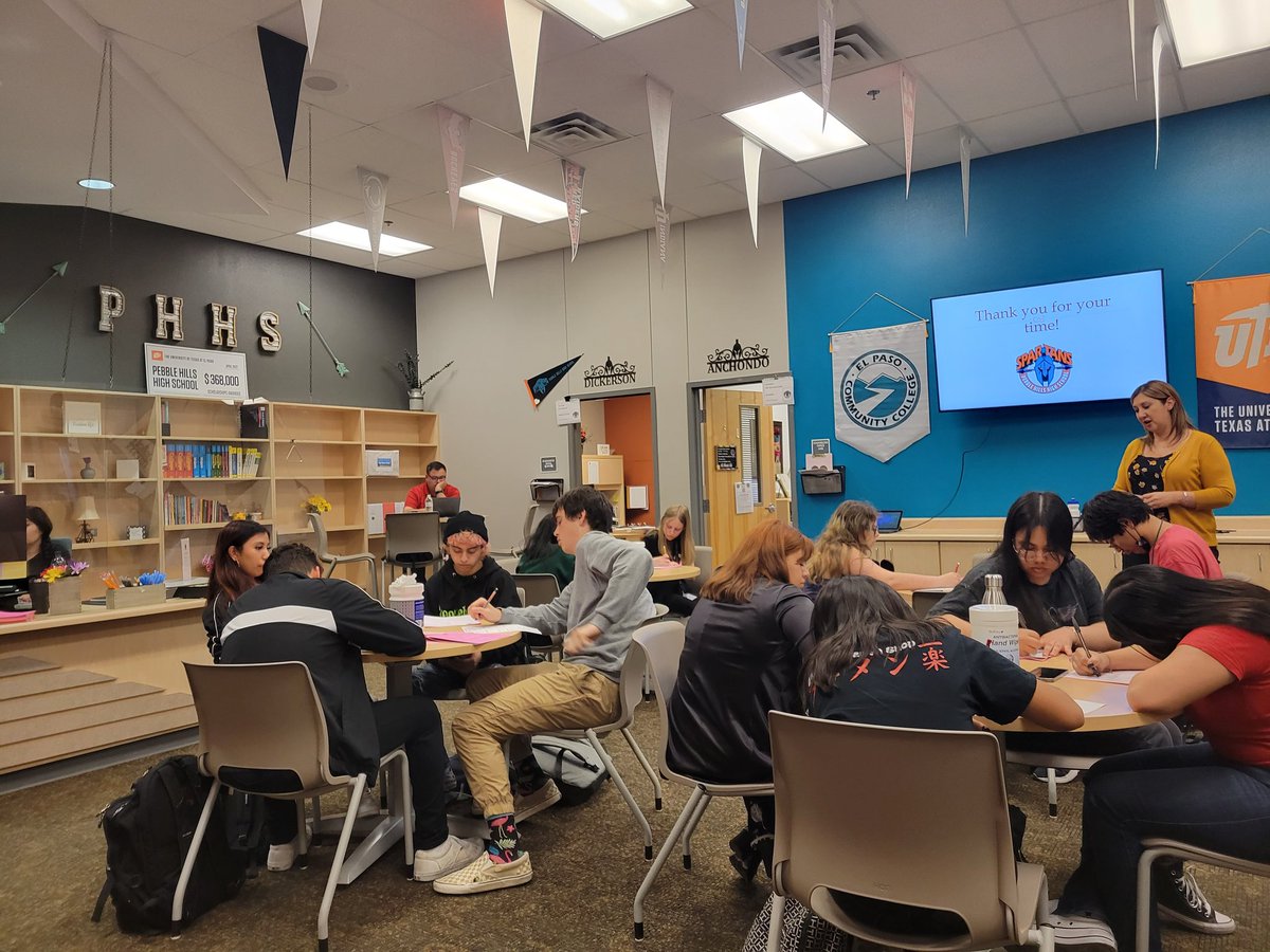 PHHS_Counselors's tweet photo. Week 2 of Senior interviews & Academic Presentations at The Hills! Giving our Senior Spartans necessary info for a successful transition to a postsecondary future. @PHills_HS @SocorroISD https://t.co/OqjLko83ox