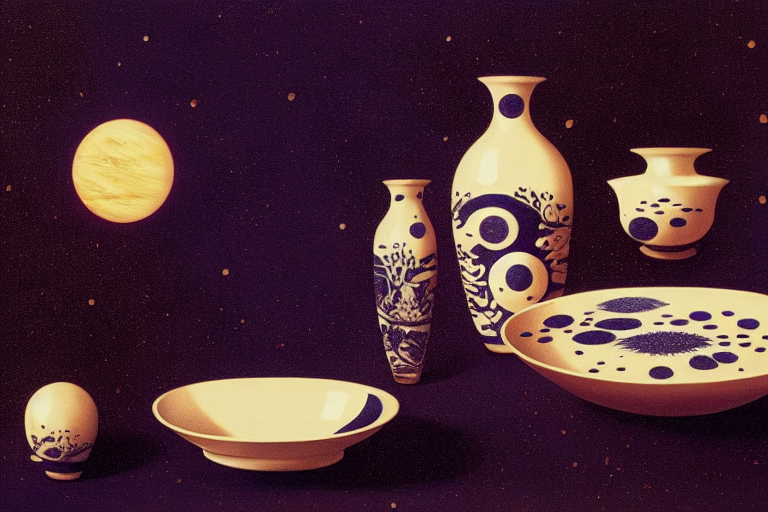 salkjorts's tweet photo. Scrimshawing sunspots onto Mom’s china https://t.co/q4qTvxVGAQ