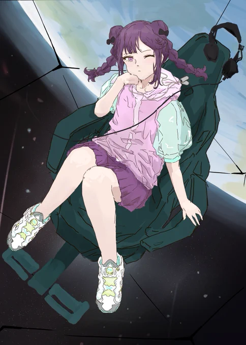 LAIKA#電音部美術部 #犬吠埼紫杏 