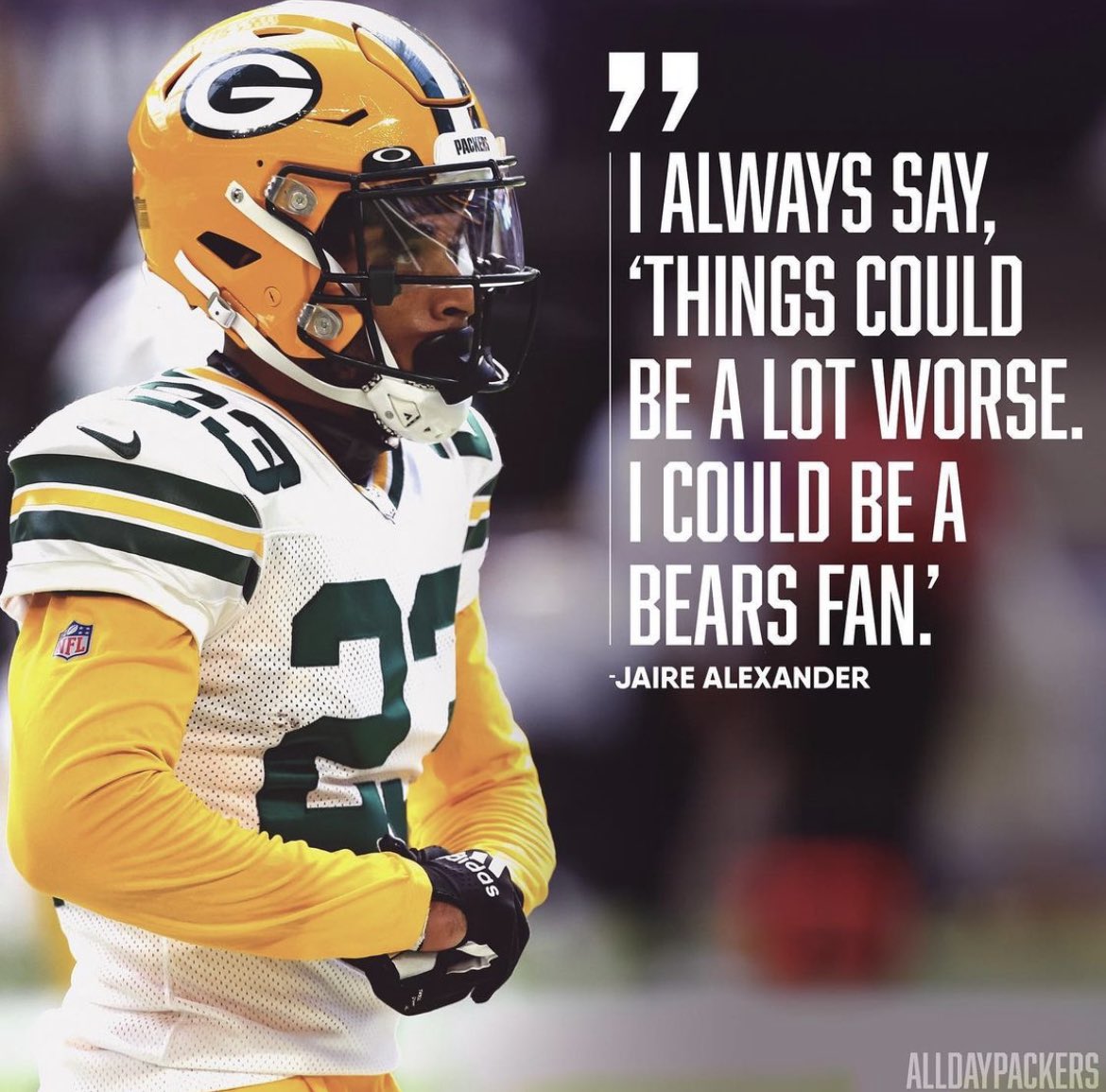 HoggNFL's tweet photo. When you’re down bad, just remember things could be worse. https://t.co/Q2NpU6Hiho