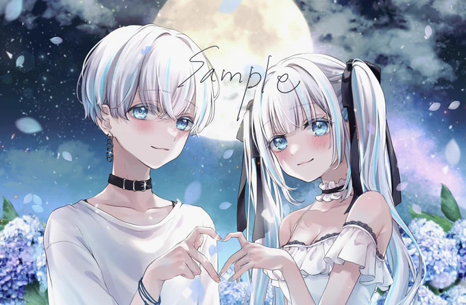背景ありペア画も増えつつ嬉しい洋服もおまかせありがとうございました 