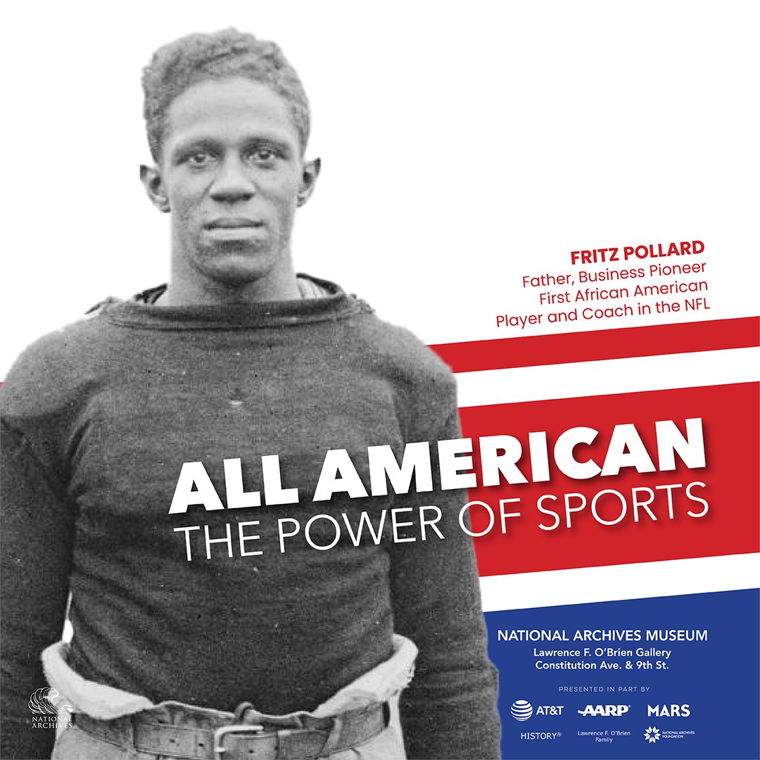 “Athletes have used their platforms to drive social change and make their own marks on history. See these key moments first hand at the @USNatArchives #AllAmericanExhibit which is NOW OPEN!