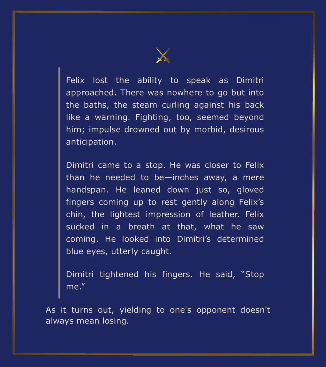 so excited to share what i wrote for the <a href="/dmlxNSFWproject/">Dimitri's Training Logbook</a>!!! 🐗⚔️

for the full, beautifully illustrated experience of dimilix fucking in this story (&amp; others), pick up a copy of the fanbook! leftover sales are happening now through 10/10. 💙

archiveofourown.org/works/41747694