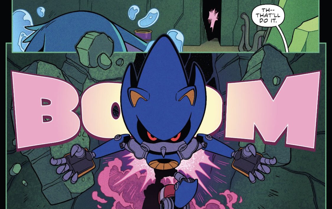 Metal Sonic in IDW Issue 52, part 2
#Sonic #MetalSonic