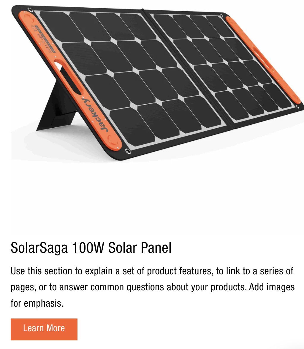 bensonkaai's tweet photo. @jackeryinc your solar panel section has some copy errors. the 60W copy is for the 100W panel and the 100W copy is just an explanation of what the copy should be... 

also, looking for a replacement charger for an explorer 290.. any reccs? https://t.co/nsoTru2Uax