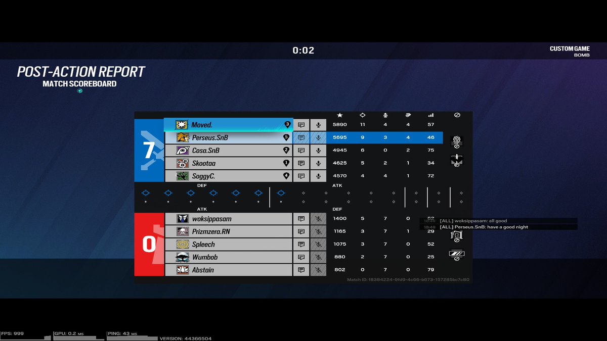 Welp SFCL 3-0 on the day. 7-0, 7-1, and a bye 🤷‍♂️
Me and the boys pullin up 😎💯
@SoggySea 
@Cosa_SnB 
<a href="/KobeR6s/">Kobe</a>  
@SkootaaR6 
<a href="/Perseus_SnB/">Perseus</a>