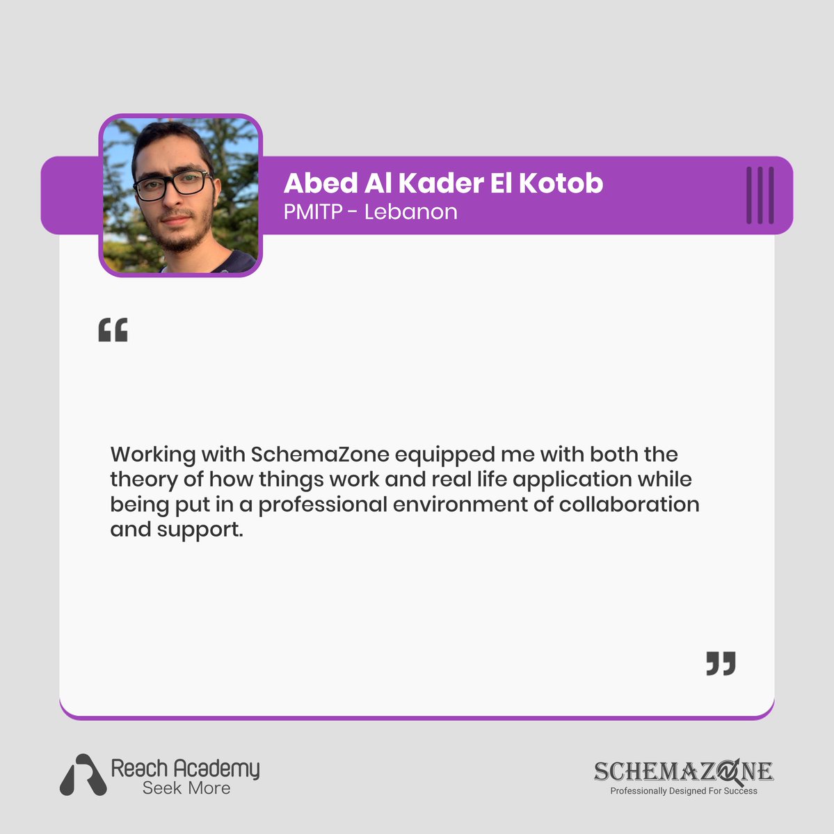 schemazone's tweet photo. Thank you for placing your trust in us! We are glad you benefitted from our program.
.
.
.
.
#SchemaZone #ReachAcademy #Consulting #Business #TrainingProgram #StrategicPlanning #MiddleEast #IndustryTraining #Career #NorthAmerica #Toronto #Development #PersonalDevelopmentJourney https://t.co/DD0ptw5d0X