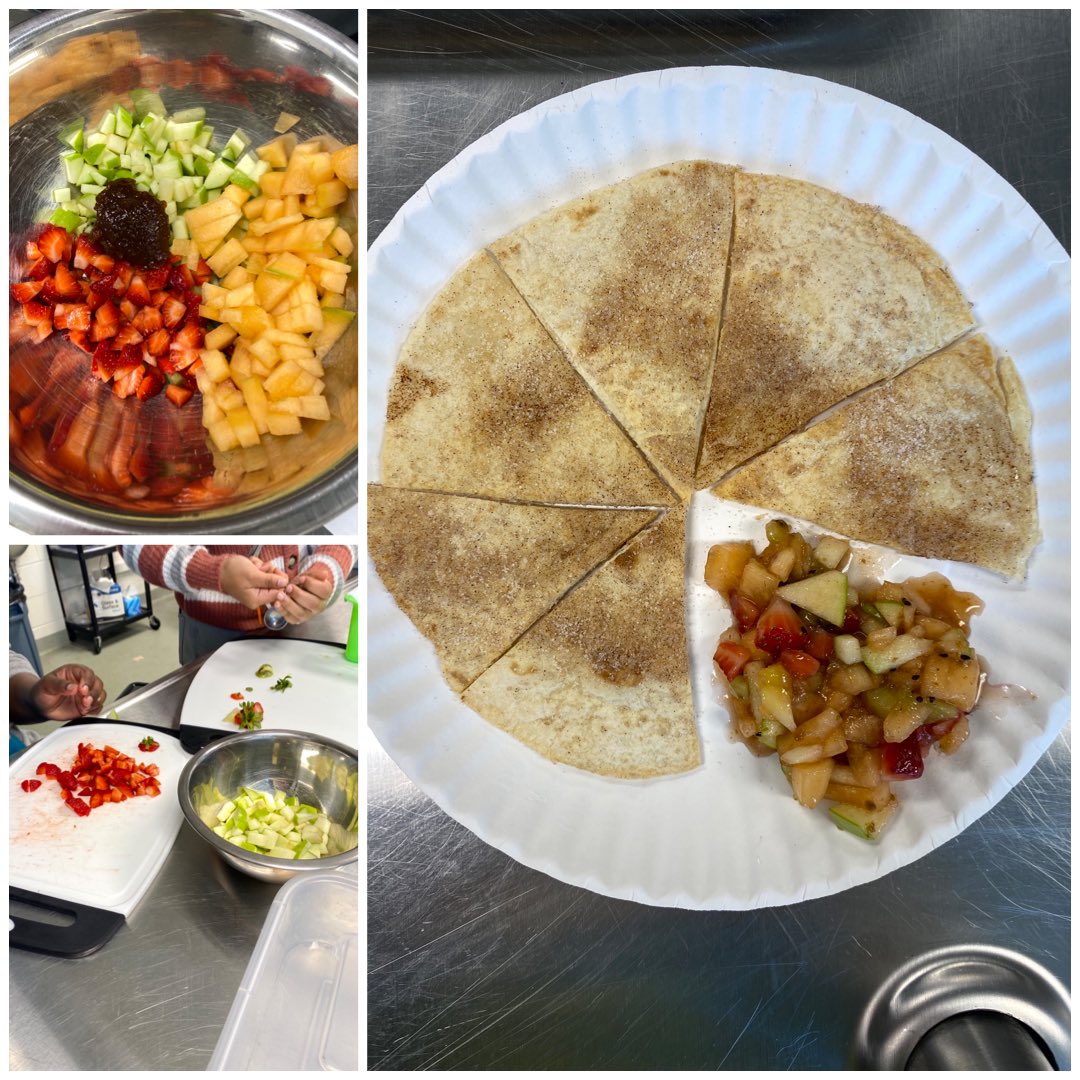ICWest_FCS's tweet photo. Wrapped up the week with fruit salsa and cinnamon chips https://t.co/nG7Iz6RKjw