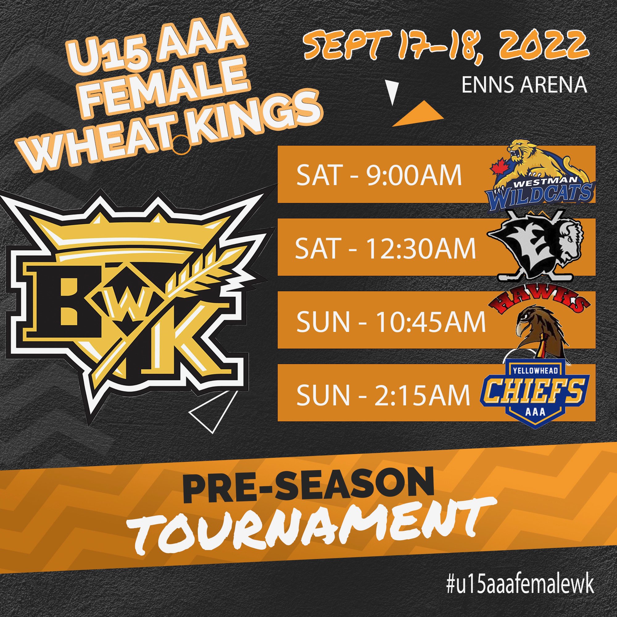 U15 AAA Female Wheat Kings (u15aaafemalewk1) / Twitter