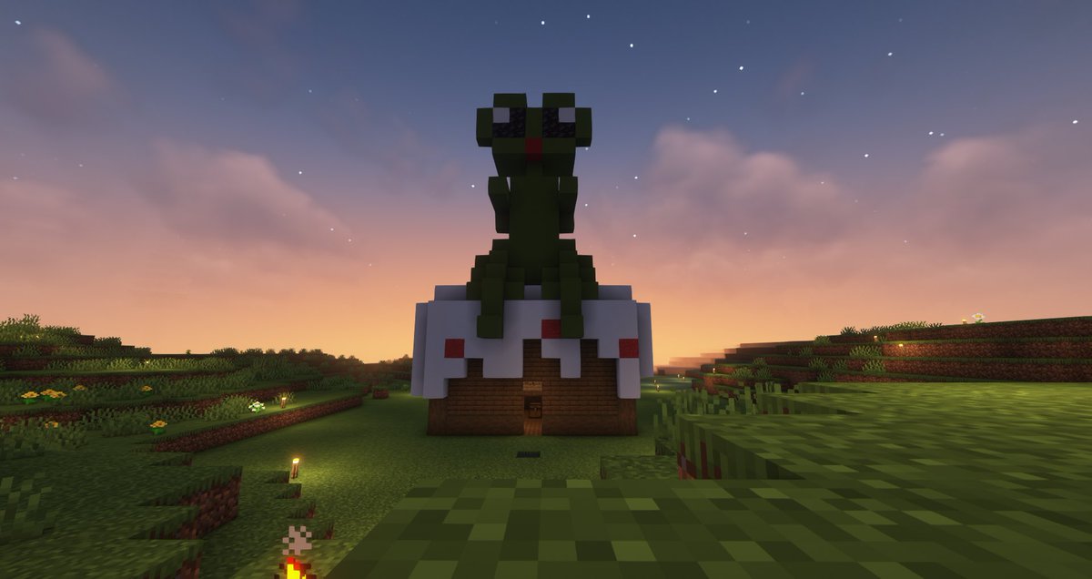 Artfulmelody's tweet photo. HAPPY BIRFDAY @l0stmyfr0g !!! built a little thing on the #kindredsmp for you !!! hope u like (little present inside)… also maybe found ur frog for u!!! congrats on being old 👍👍 ;P thank u to all the other kindred members who helped!!! hope ur day is good 💖 https://t.co/u9Wj378dw6