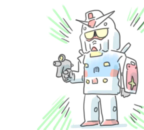 1下描き2ポーズ変えて色を塗っていく3あともう少し…4完成! 