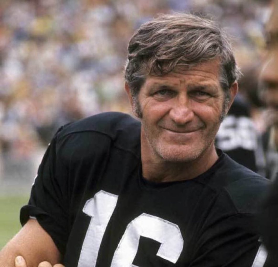 George Blanda once dropped back for a pass, wounded a redcoat with his musket, then completed a 20-yard post route to Fred Biletnikoff. Good protection.
