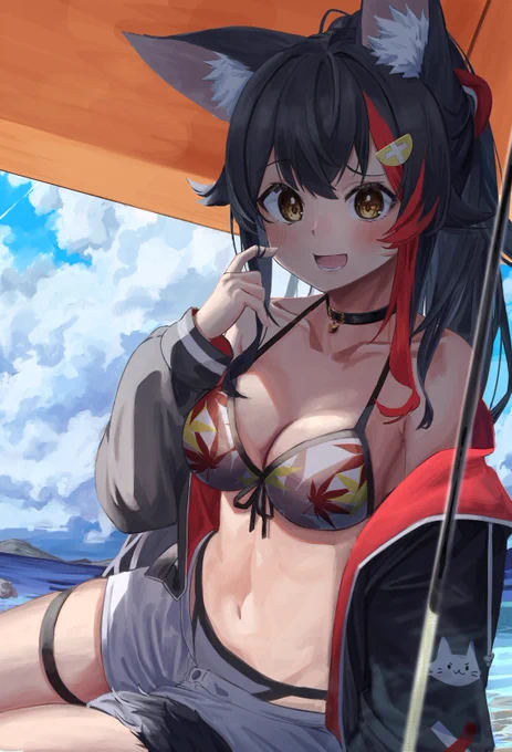 50日目 水着#100日チャレンジ #みおーん絵 