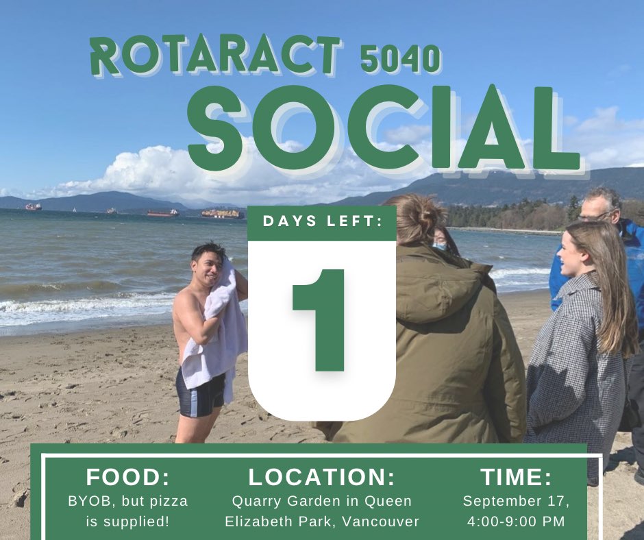 Rotaract5040's tweet photo. ⭐️TOMORROW⭐️

Rotaract District 5040 is launching its first district-wide social! Prepare yourself for an afternoon of Rotary trivia, games, pizza and friendship! Follow the Facebook Event to get updates on event details as they become available. https://t.co/YryDhJQSMi