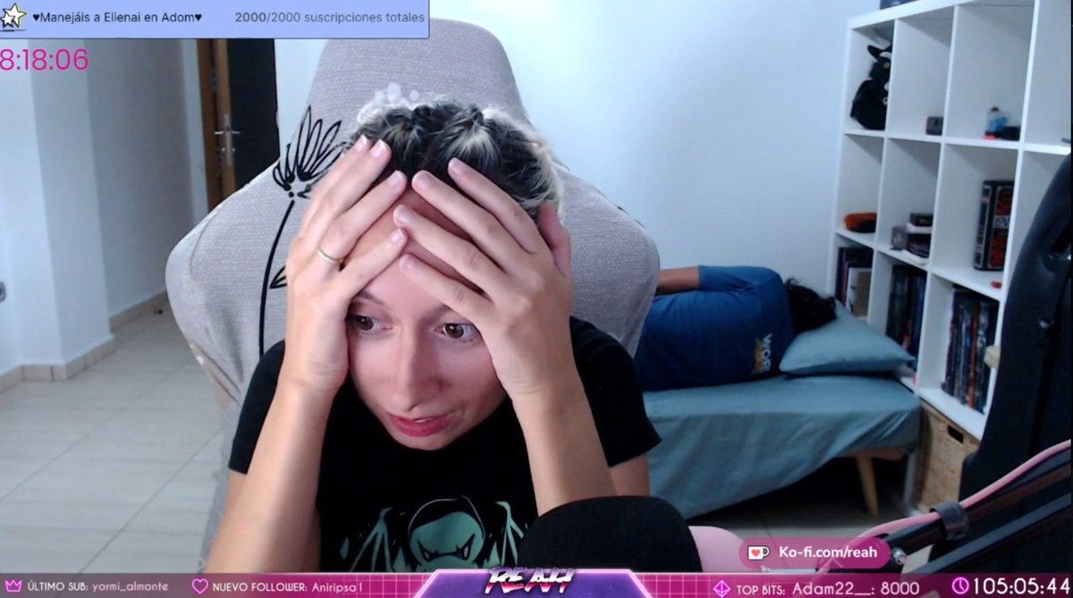 Min49_'s tweet photo. Momento en el que los convertimos en 2000 subs!!! Felicidades mami merecido lo tienes 💙
#2000SUBS #ReahSubathon #LaDecadencia @LadyReahOfi https://t.co/IqUR78oXkm