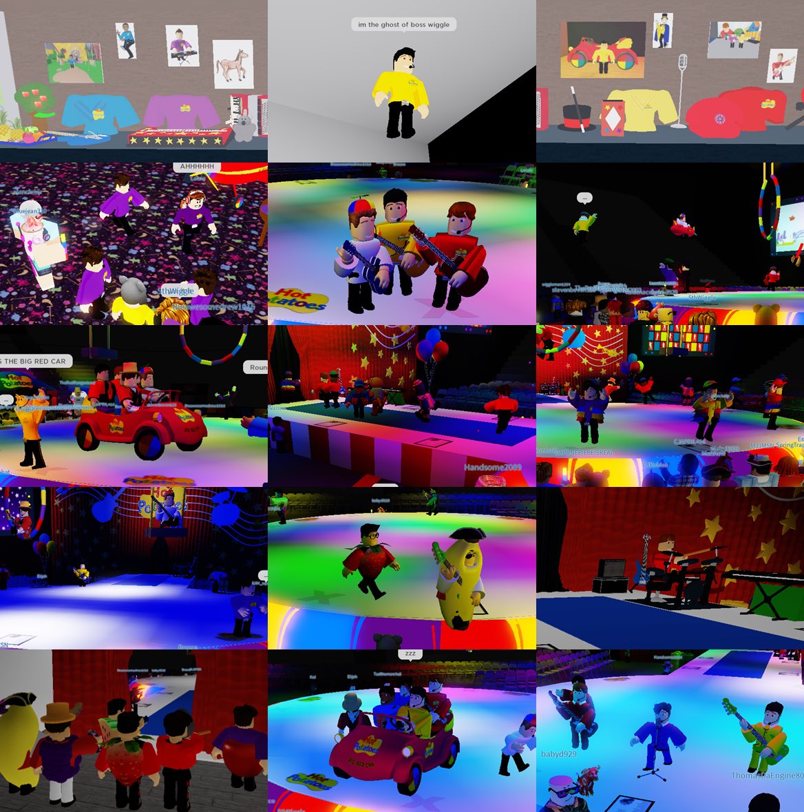 HotPotatoes_RBX's tweet photo. AWESOME OPENING NIGHT! See you all on the 23rd. And thanks to Mario for this collage! https://t.co/25XXit7qLE
