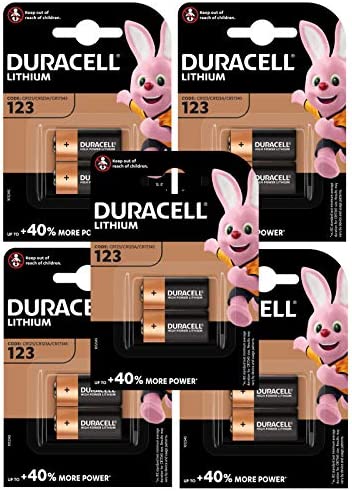 Energizer CR123A 3V Lithium Batteries - 14 Pack, 1500mAh, Expires 2030, For Flashlights, Cameras, & More