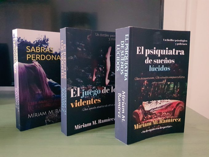 SABRÁS PERDONARME, EL JUEGO DE LOS VIDENTES Y EL PSIQUIATRA DE SUEÑOS LÚCIDOS, de @miriammramz Disponibles en amazonkindle goo.gl/rvELNd #kobo goo.gl/JMSXmd #Espana #Mexico #USA #Madrid Translate Tweet