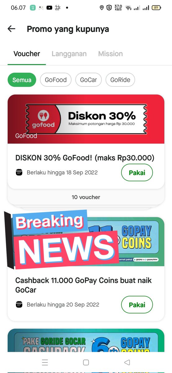 nilamasam's tweet photo. hai, aku punya voc gofood nich
30% minbel 100rb
ada yang mau? khusus dom medan ajaaahh. takut ke banned

ksl bgt baru dapat hari ini, dr kemarin senin gadapat.

#wtb #wts #zonauangᅠ https://t.co/wssrJQwVYF