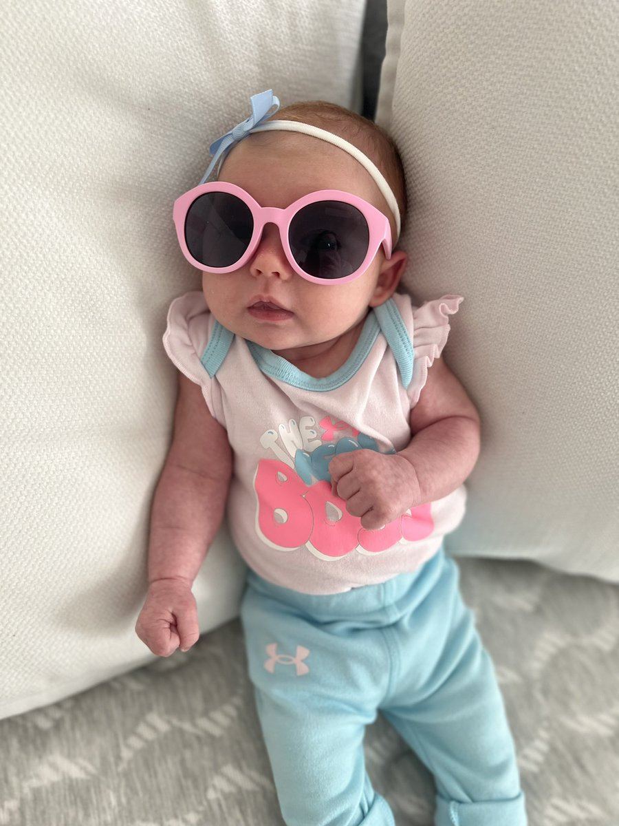 brittbucknerr's tweet photo. my daughter is a vibe. 😎 https://t.co/ZB8rZA4XbQ