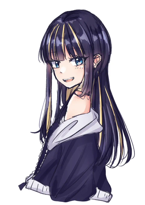 昨日寝る前に落書きしてた 