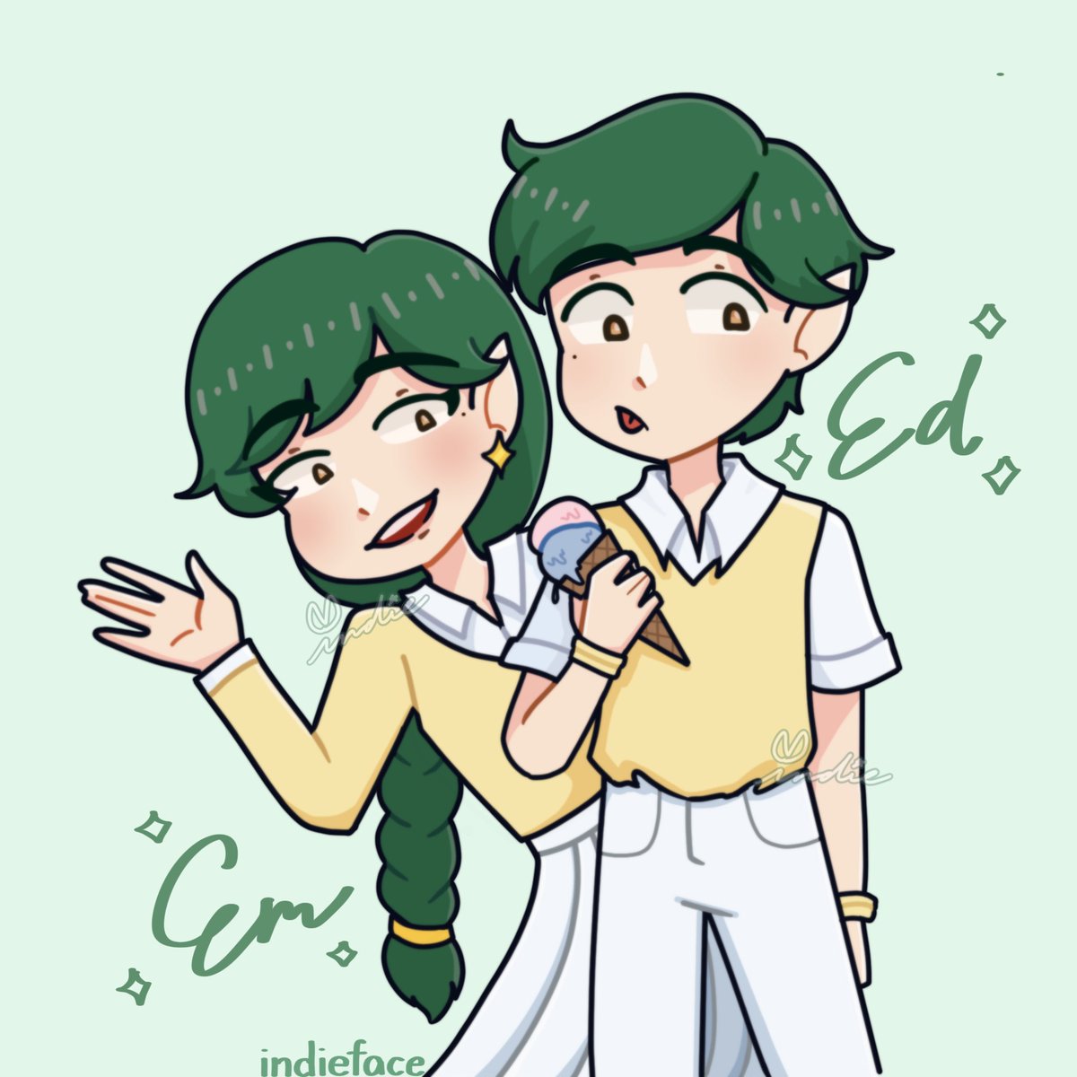 Blight twins✨✨

Pretend that blight brother is eating dairy-free ice cream because i only remembered halfway that he’s lactose intolerant.

They my faves💕💕💕

#theowlhousefanart #emirablight #edricblight #toh #theowlhouse