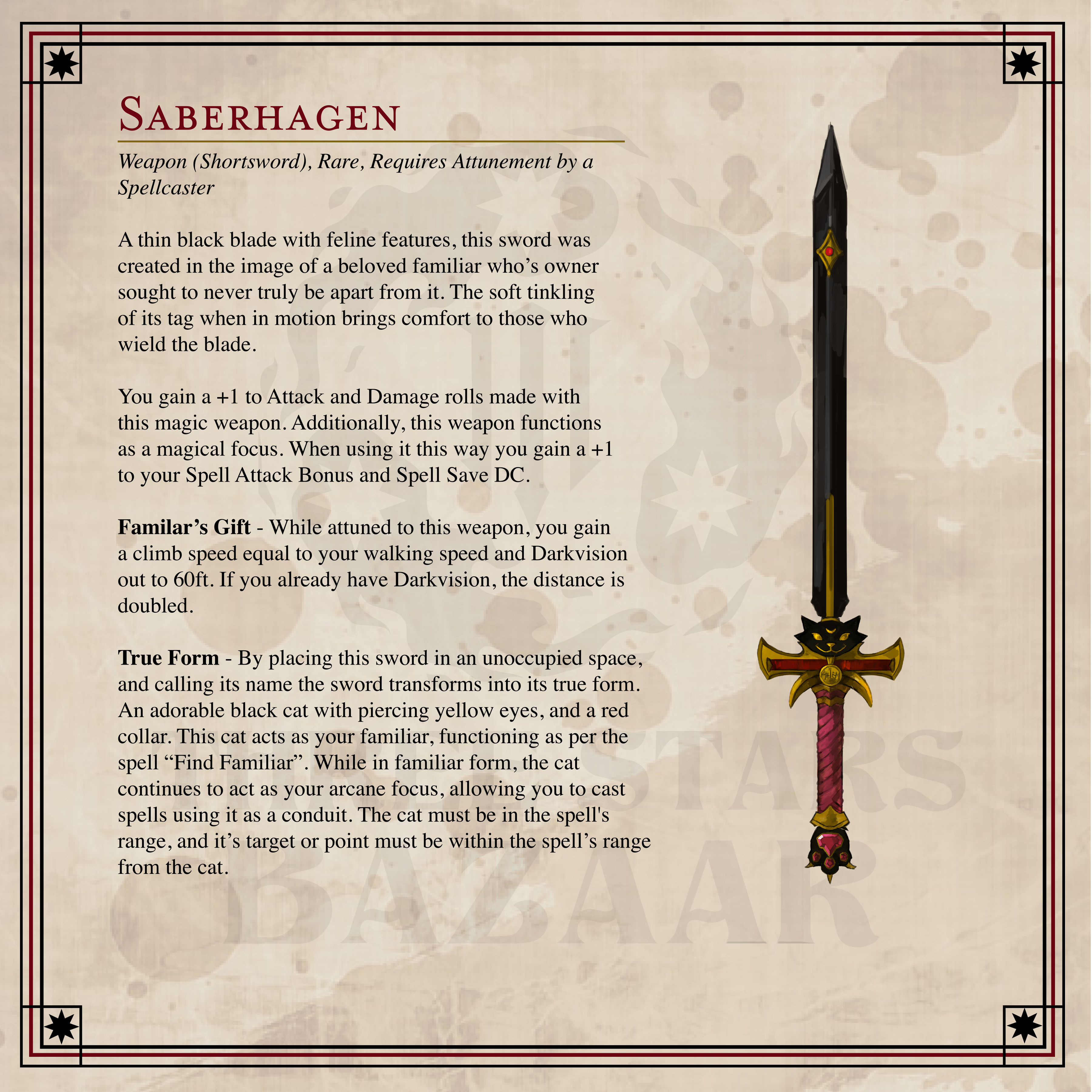 Christianthor on X: “Swordtember Day 14 - Witch Today’s sword is 