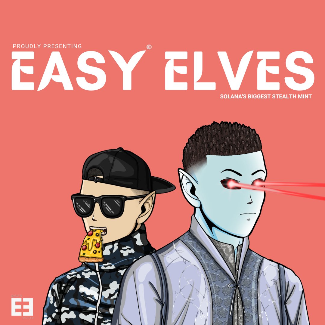EasyElves's tweet photo. There's ~10 days until the biggest stealth mint on Solana launches. The EASY movement has begun.

The adventure of a lifetime awaits. You're still early. https://t.co/typiAfjpWL