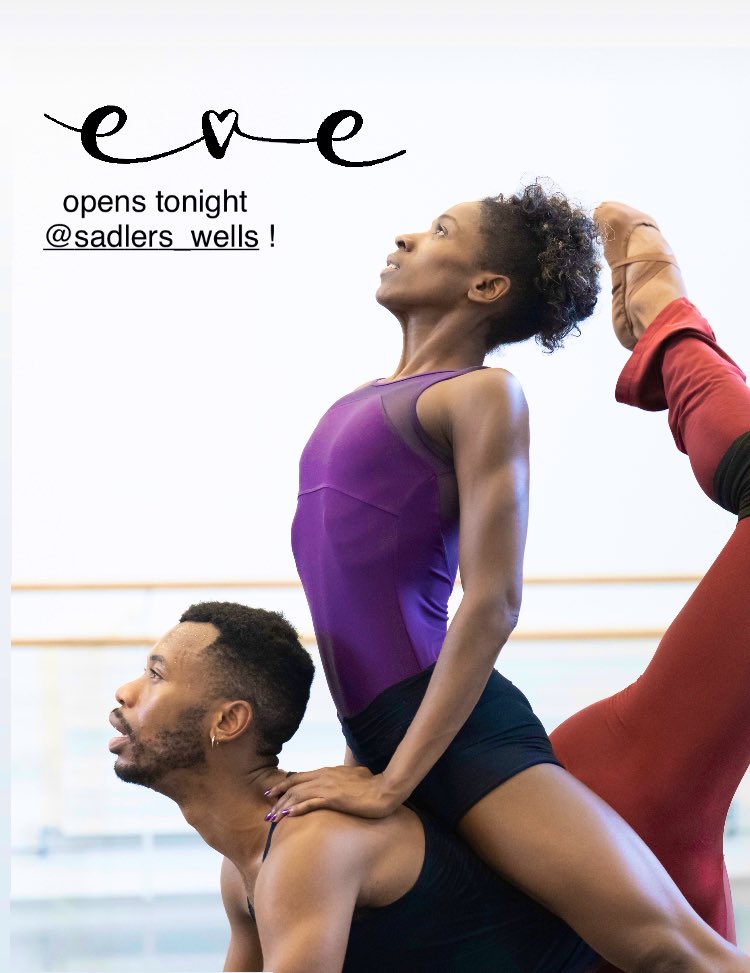 chrismarney's tweet photo. ‘Eve’ opening tonight @Sadlers_Wells #Momentum 📷 @photobyASH https://t.co/Qq0RWHk6Hc