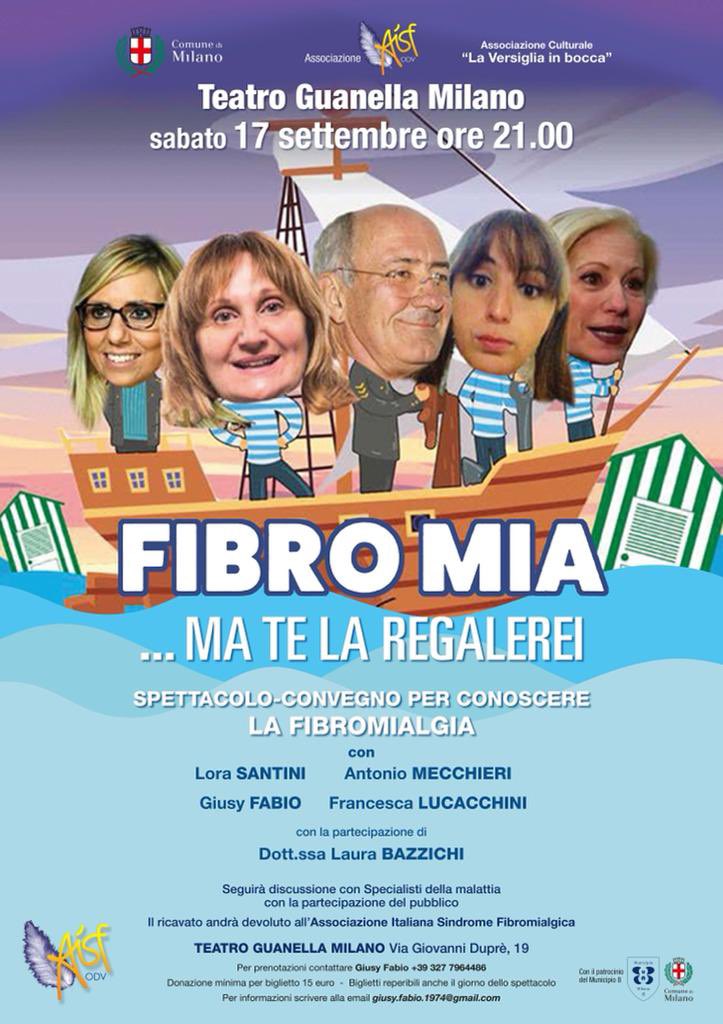 GiusyFabio2's tweet photo. FIBROMIA ……. MA TE LA REGALEREI!!!
Ci siamo!!!!!!
Vi aspettiamo stasera alle 21.00 al Teatro Guanella,un’occasione per far conoscere la Fibromialgia
Ringraziamo per il sostegno incondizionato #kolinpharma #Laborest #Sanitpharma #Infomed #Alfasigma https://t.co/pzvt1KKwHs