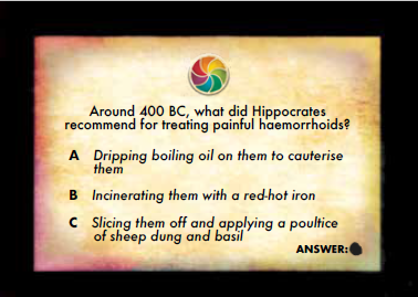 twistedhistgame's tweet photo. From the  'bowels' of the Ancient era, here is the first question. What do you think: A. B, or C? No Googling!
#boardgame #twistedhistory #historygame #hippocrates #itstwisted https://t.co/Oe5PjZuRQS