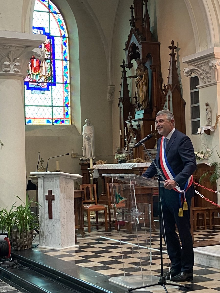 jhoussin's tweet photo. Inauguration Église St Chrysole à Verlinghem. Une rénovation soutenue par l’#ADVB du @departement59. Plaisir de représenter @christianpoiret lors de cette cérémonie à #Verlinghem @unionpourlenord https://t.co/s0kOvEZIOZ