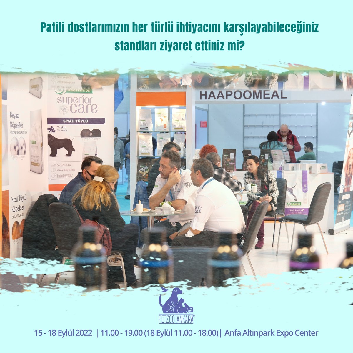 Patili dostlarımızın her türlü ihtiyacını karşılayabileceğiniz standlarımızı 18 Eylül 2022 saat 19.00’a kadar Ankara Anfa Altınpark Expo Center'da ziyaret edebilirsiniz!😍
#petzoo #petfuarı #pet #kedi #köpek #kuş #balık #sürüngen #fuar #evcilhayvan #etkinlik #ankara #petzooankara