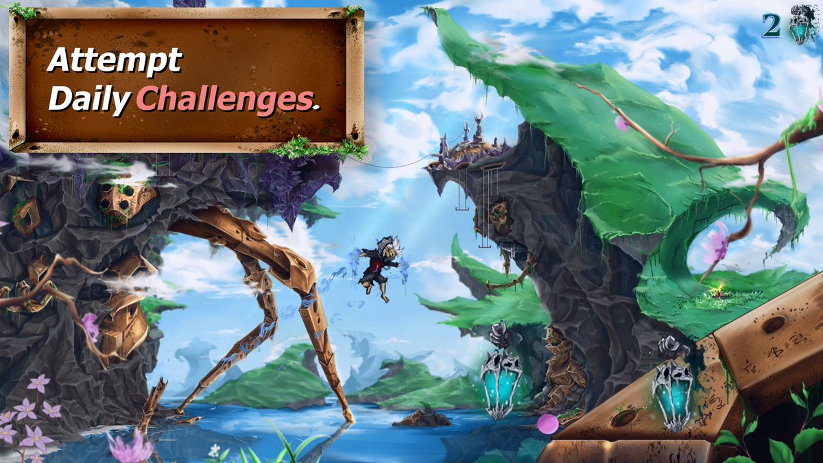 Ayazi's Relic 1.1 is live! 

Attempt daily challenges to mix up your gameplay and earn a large sum of relics and crystals!

Android: play.google.com/store/apps/det…

iOS: apps.apple.com/us/app/ayazis-…

#mobilegames #indiegame #fantasy #indiedev #gamedev #digitalart #gamer