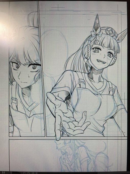 中々骨のあるペン入れ。 