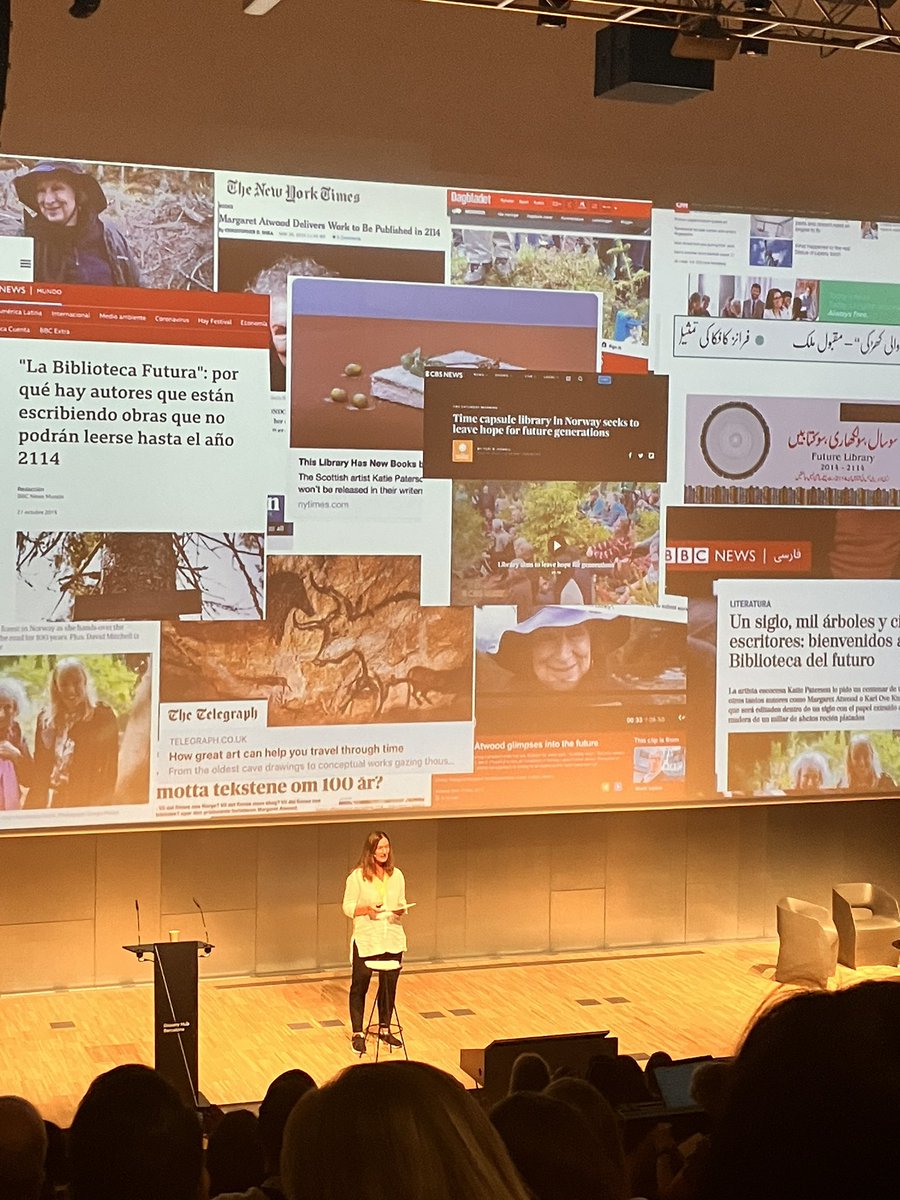 GuillemFerran's tweet image. Linear or explorative is all about people. Trust and hope with future generations. Will the people read in the future?   #futurelibrary @FuturelibraryNO @annebeatehovind #sdd2022