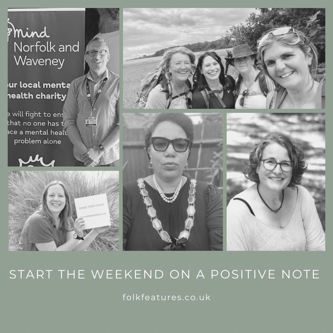 Catch up on this week’s stories on folkfeatures.co.uk:
⭐️ <a href="/mirrielou/">Miranda Ellis</a> 
⭐️ @FunkyCelebrant 
⭐️ <a href="/LynseySweales/">Lynsey Sweales</a> 
⭐️ <a href="/NorfolkMind/">Norfolk and Waveney Mind</a> 
🙏 Folk Features is supported by From Suffolk With Love, <a href="/PlainSpeakingPR/">Plain Speaking PR</a>, <a href="/DAR_JADER/">JADER Ltd (DAR)</a> and Free The Mind 
👩🏻‍💻 Emma