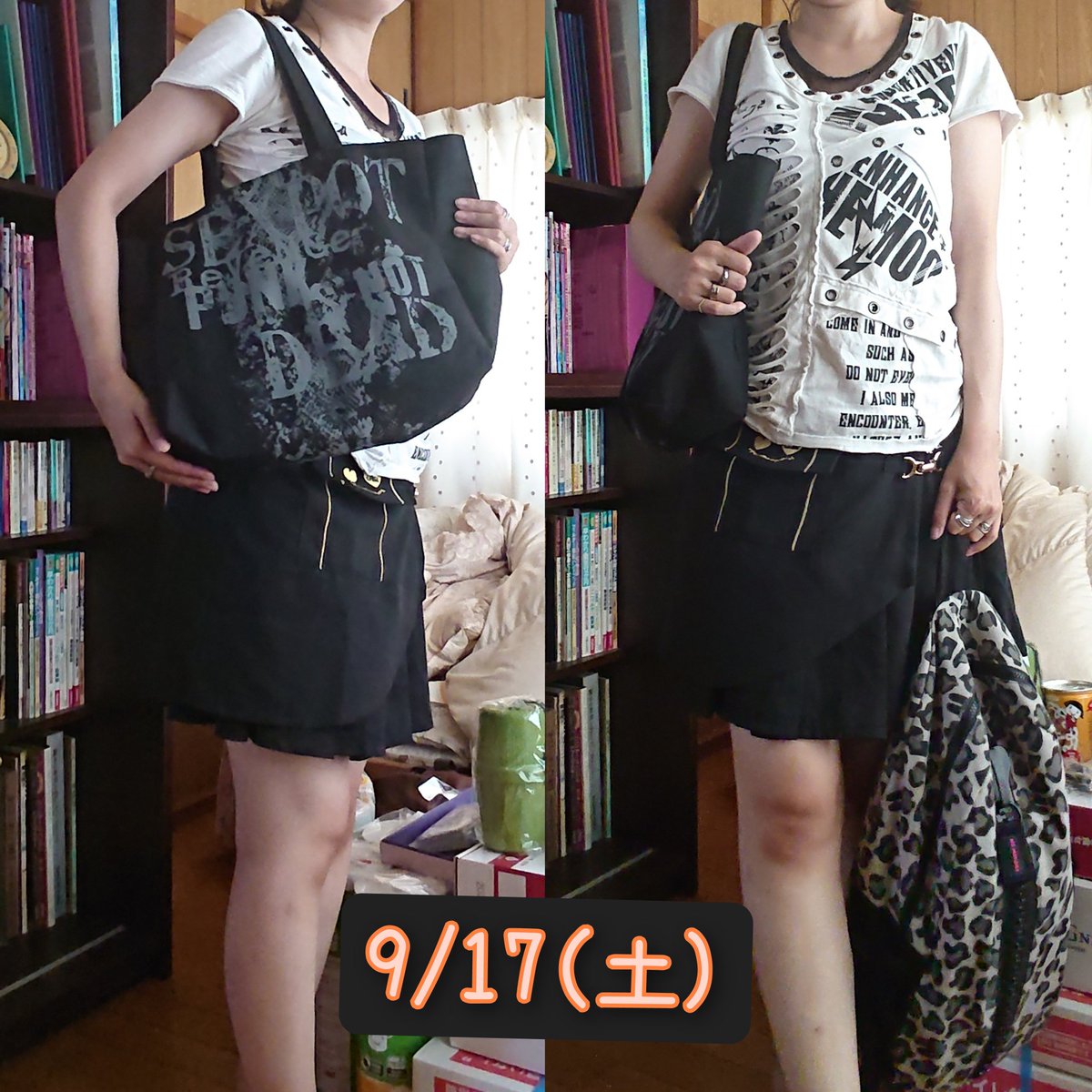 aya_1r0's tweet photo. #コーディネート
先日写し損ねた #コーデ のバッグ変えたver.
Tシャツ…#GHOSTOFHARLEM
スカート…#NieR
リュック…雑貨屋。 #マイメロディ
バッグ…#SEXPOTReVeNGe
指輪…#ESTELLE #BLOOM 等
#KERA系
#ゴーストオブハーレム
#NieR_tokyo
#ニーア
#マイメロ
#SEXPOT
#セクポ
#coordinate
#fashion https://t.co/5wAQwfeurh