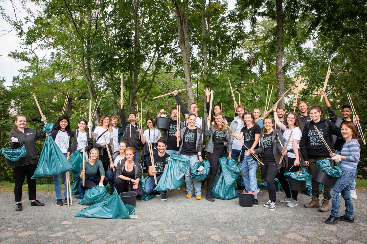 spread_group's tweet photo. We did it again! 💪 For #WorldCleanDay 22 we cleaned up the neighborhood again - and collected 4 XXL bags full of trash in a park near our Leipzig HQ! Thank you, #teamspreadgroup. 🧡 #spreadsustainability #keepitclean #letsdoitworld @LetsDoItWorld @world_cleanup https://t.co/Yd0Pu6WkeS