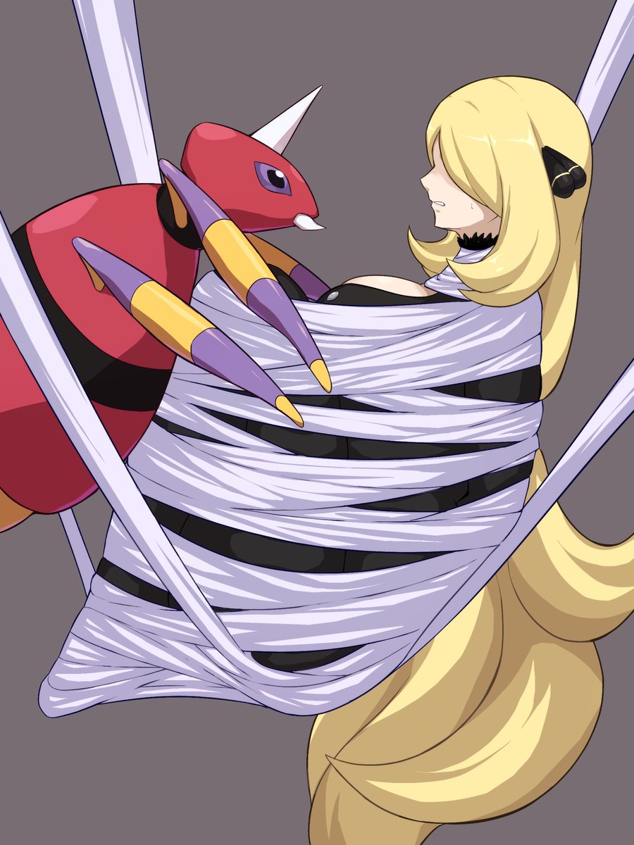 アリアドスに食糧として保管されるシロナさん 